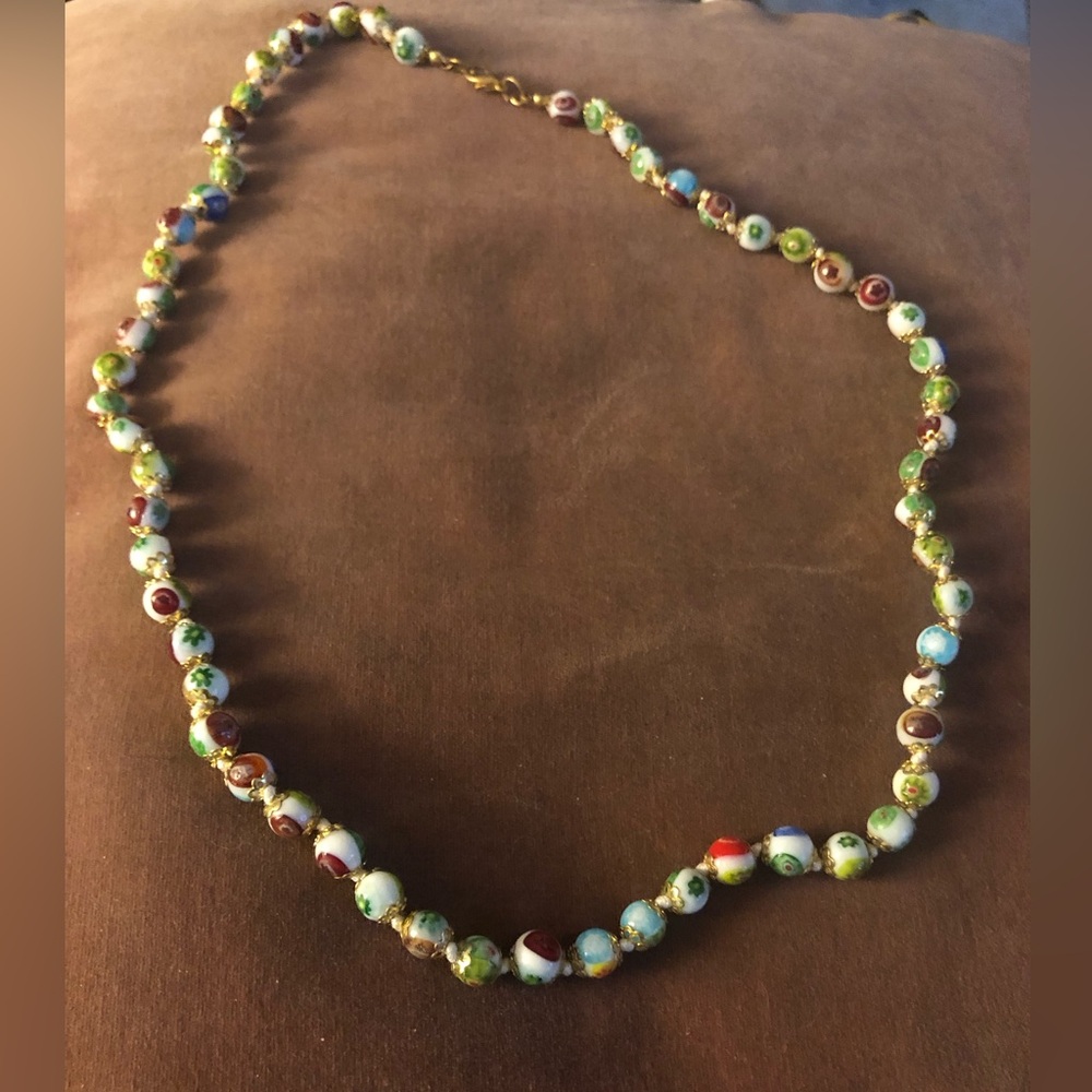 Vintage Murano  Millifiori Necklace - $300 or $280 w/offer
